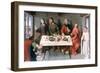 Christ in the House of Simon, 1440'S-Dieric Bouts-Framed Giclee Print