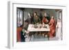 Christ in the House of Simon, 1440'S-Dieric Bouts-Framed Giclee Print