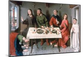 Christ in the House of Simon, 1440'S-Dieric Bouts-Mounted Giclee Print