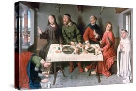 Christ in the House of Simon, 1440'S-Dieric Bouts-Stretched Canvas