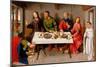 Christ in the House of Simon the Pharisee, C.1450 (Oil on Wood)-Dirck Bouts-Mounted Giclee Print