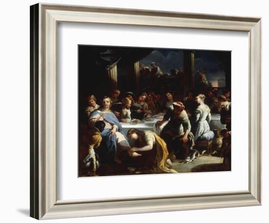 Christ in the House of Simon the Pharisee-Nicola Malinconico-Framed Giclee Print