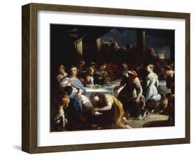 Christ in the House of Simon the Pharisee-Nicola Malinconico-Framed Giclee Print
