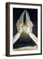 Christ in the Sepulcher-William Blake-Framed Art Print