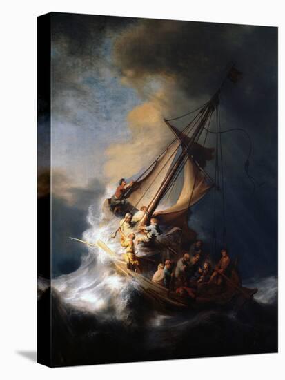 Christ in the Storm on the Lake of Galilee, 1633-Rembrandt van Rijn-Stretched Canvas