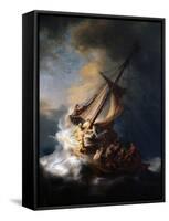 Christ in the Storm on the Lake of Galilee, 1633-Rembrandt van Rijn-Framed Stretched Canvas