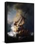 Christ in the Storm on the Lake of Galilee, 1633-Rembrandt van Rijn-Framed Stretched Canvas