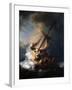 Christ in the Storm on the Lake of Galilee, 1633-Rembrandt van Rijn-Framed Premium Giclee Print