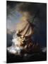 Christ in the Storm on the Lake of Galilee, 1633-Rembrandt van Rijn-Mounted Premium Giclee Print