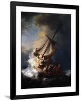 Christ in the Storm on the Lake of Galilee, 1633-Rembrandt van Rijn-Framed Giclee Print
