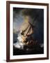 Christ in the Storm on the Lake of Galilee, 1633-Rembrandt van Rijn-Framed Giclee Print