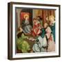 Christ in the Temple, C.1505-Hans Leonard Schaufelein-Framed Giclee Print