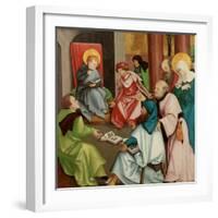 Christ in the Temple, C.1505-Hans Leonard Schaufelein-Framed Giclee Print