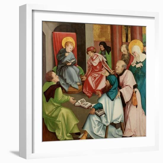 Christ in the Temple, C.1505-Hans Leonard Schaufelein-Framed Giclee Print