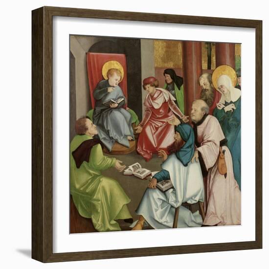 Christ in the Temple, C.1510-30-Hans Leonard Schaufelein-Framed Giclee Print