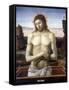 Christ in the Tomb, 1460-Giovanni Bellini-Framed Stretched Canvas