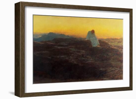 Christ in the Wilderness, 1898-Briton Rivière-Framed Giclee Print