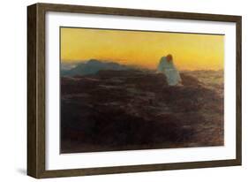 Christ in the Wilderness, 1898-Briton Rivière-Framed Giclee Print