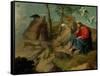 Christ in the Wilderness, c.1515-20-Moretto da Brescia-Framed Stretched Canvas