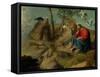 Christ in the Wilderness, c.1515-20-Moretto da Brescia-Framed Stretched Canvas