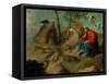 Christ in the Wilderness, c.1515-20-Moretto da Brescia-Framed Stretched Canvas