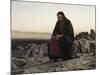 Christ in the Wilderness-Ivan Nikolaevich Kramskoi-Mounted Art Print