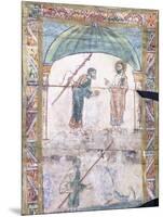 Christ Instructing Peter at Capernaum on the Tribute Money, C.1000 Ad-null-Mounted Premium Giclee Print