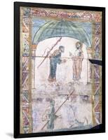 Christ Instructing Peter at Capernaum on the Tribute Money, C.1000 Ad-null-Framed Premium Giclee Print