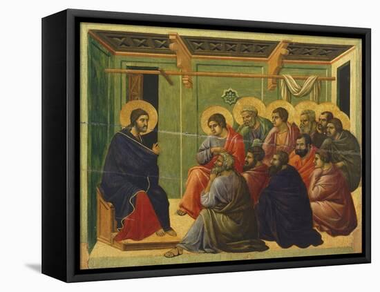 Christ Is Separated from the Apostles-Duccio Di buoninsegna-Framed Stretched Canvas