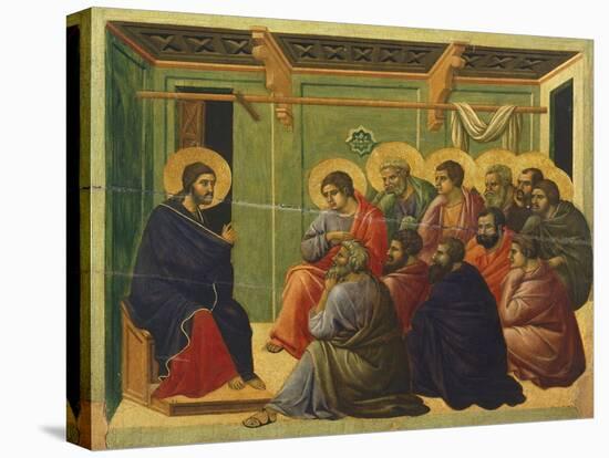 Christ Is Separated from the Apostles-Duccio Di buoninsegna-Stretched Canvas