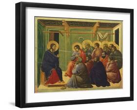 Christ Is Separated from the Apostles-Duccio Di buoninsegna-Framed Giclee Print