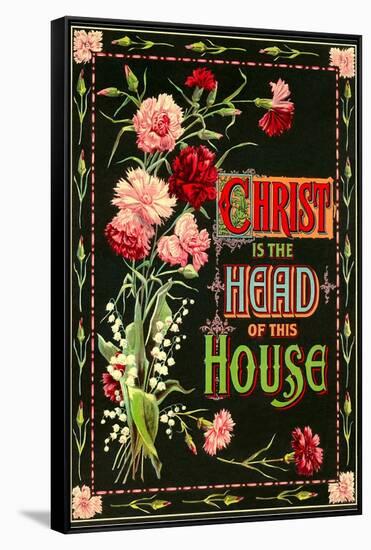 Christ is the Head of this House-null-Framed Stretched Canvas