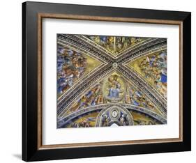 Christ Judge Amongst Angels, Apostles and Prophets, 1447-1504-Fra Angelico-Framed Giclee Print