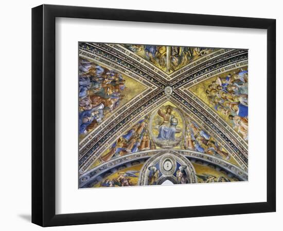 Christ Judge Amongst Angels, Apostles and Prophets, 1447-1504-Fra Angelico-Framed Giclee Print