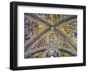 Christ Judge Amongst Angels, Apostles and Prophets, 1447-1504-Fra Angelico-Framed Giclee Print