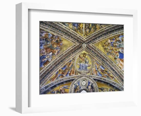 Christ Judge Amongst Angels, Apostles and Prophets, 1447-1504-Fra Angelico-Framed Giclee Print