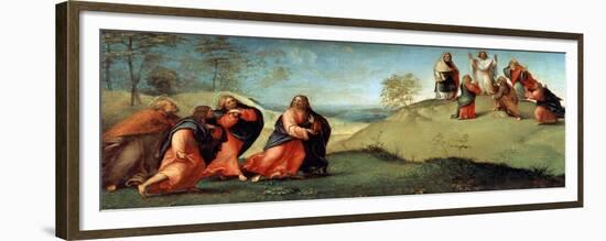 Christ Leading the Apostles to Mount Tabor, 1512-Lorenzo Lotto-Framed Giclee Print