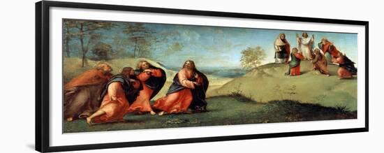 Christ Leading the Apostles to Mount Tabor, 1512-Lorenzo Lotto-Framed Giclee Print