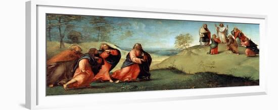 Christ Leading the Apostles to Mount Tabor, 1512-Lorenzo Lotto-Framed Giclee Print