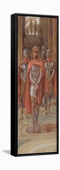 Christ Leaves the Judgement Hall for 'The Life of Christ'-James Jacques Joseph Tissot-Framed Stretched Canvas