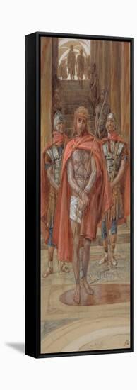 Christ Leaves the Judgement Hall for 'The Life of Christ'-James Jacques Joseph Tissot-Framed Stretched Canvas