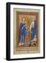 Christ Led to Jerusalem by Mary and Joseph-Unknown 12th Century Illuminator-Framed Art Print