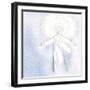 Christ Loves to Greet His Friends in Holy Communion, 2000 (W/C on Paper)-Elizabeth Wang-Framed Giclee Print