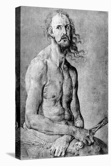 Christ, Man of Sorrow, with Durer?S Features, 1522-Albrecht Durer-Stretched Canvas