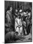 Christ Mocked and the Crown of Thorns Placed on His Head-Gustave Doré-Mounted Giclee Print