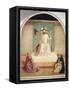 Christ Mocked in the Presence of the Virgin and Saint Dominic-Fra Angelico-Framed Stretched Canvas