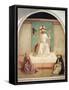 Christ Mocked in the Presence of the Virgin and Saint Dominic-Fra Angelico-Framed Stretched Canvas