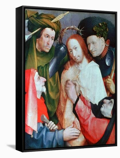 Christ Mocked (The Crowning with Thorn), C1490-1500-Hieronymus Bosch-Framed Stretched Canvas