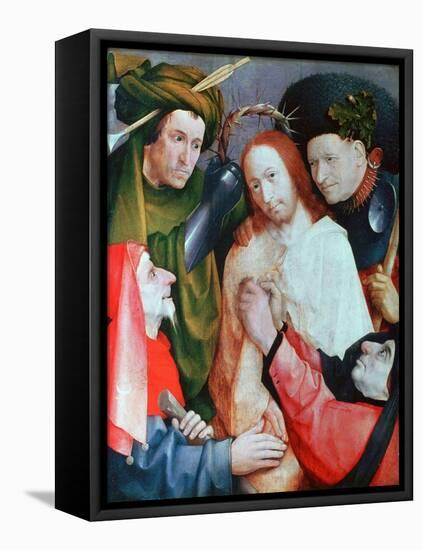 Christ Mocked (The Crowning with Thorn), C1490-1500-Hieronymus Bosch-Framed Stretched Canvas