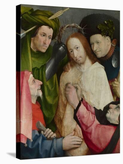 Christ Mocked (The Crowning with Thorns) C.1490-1500-Hieronymus Bosch-Stretched Canvas